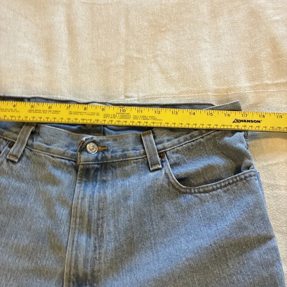 VTG‎ Levi's Mens Jeans 560 36 x 30* Comfort Fit Light Blue Tapered Leg Y2K